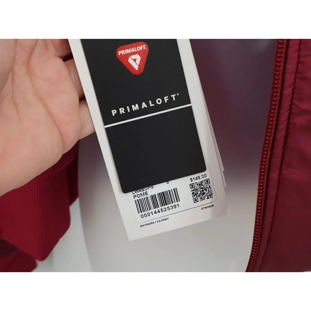 Lululemon Non Stop Bomber Size 8 Reversible Pomegranate NWT Jacket